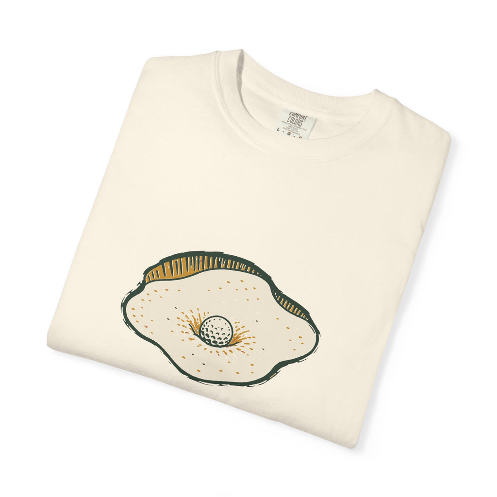 Fried Egg Tee in Ivory, folded