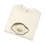 Fried Egg Tee in Ivory, folded