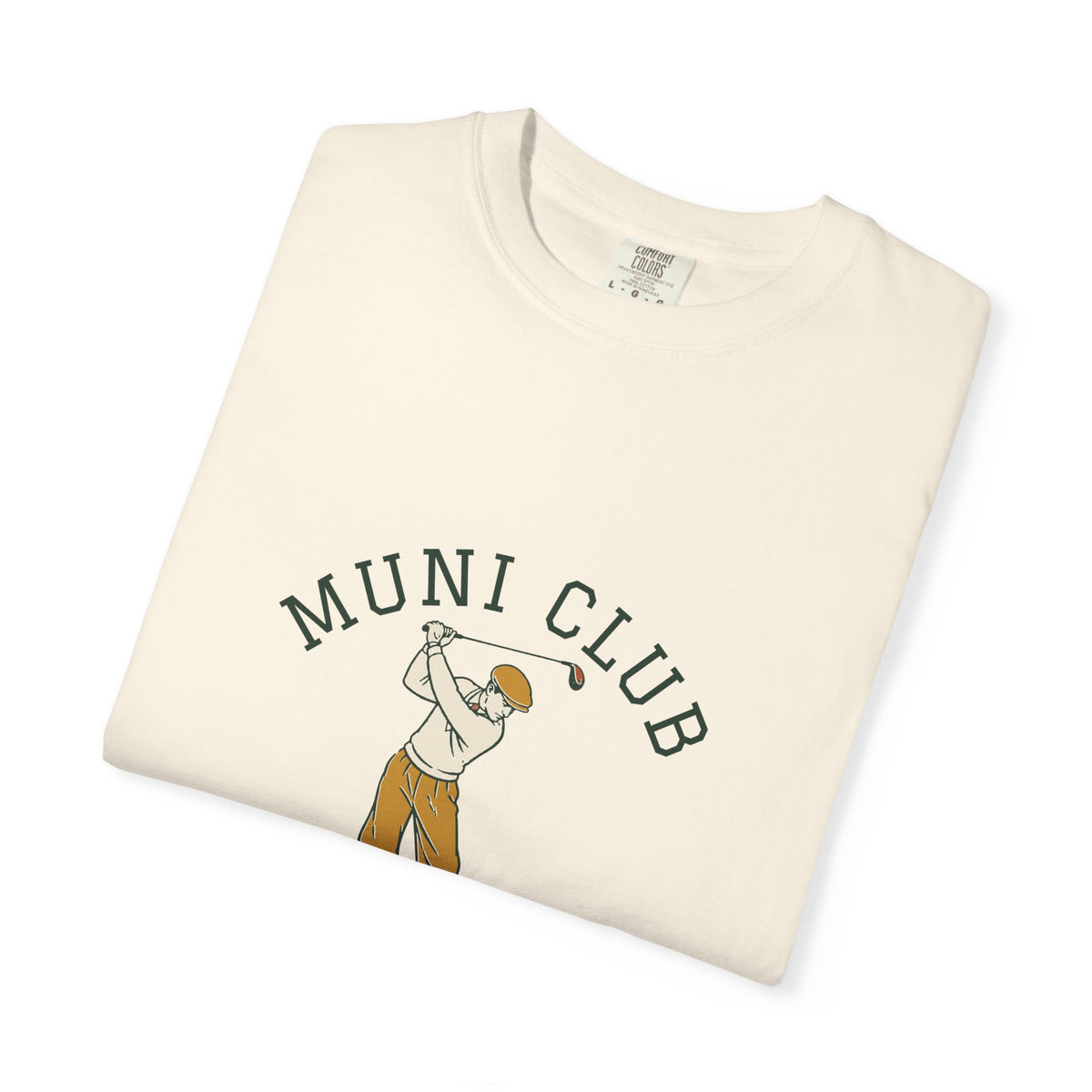 Swing Easy Tee in Ivory, folded