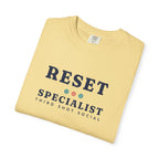 Reset Specialist Tee in Butter, folded