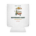 Beverage Cart Can Cooler in White, front view