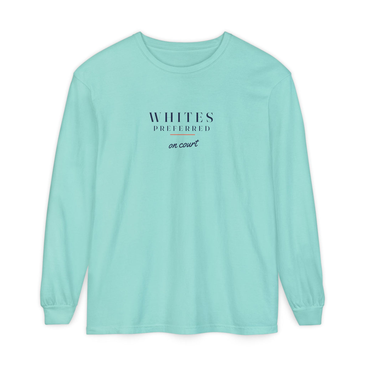 Whites Preferred Long Sleeve Tee in Chalky Mint, front view