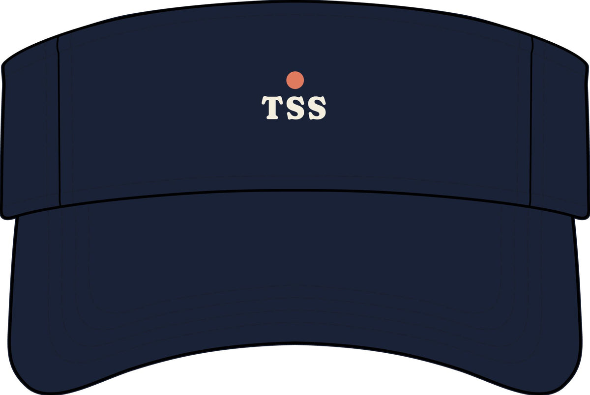 TSS Ball Visor in Navy, front view
