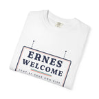 Ernes Welcome Tee in White, folded