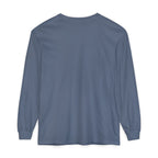 Desert Nine Long Sleeve Tee in Blue Jean, back view