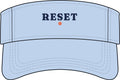 Reset Visor in Baby Blue, front view