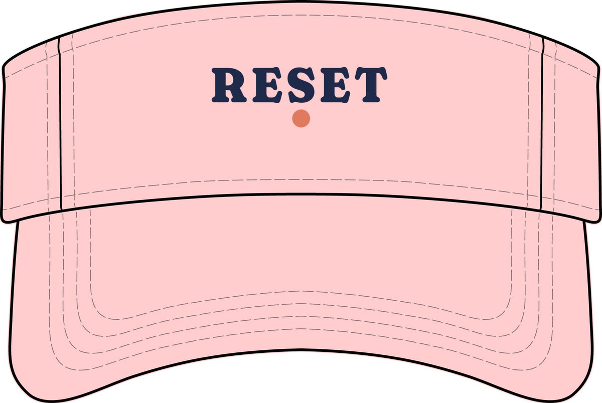 Reset Visor in Pink, front view