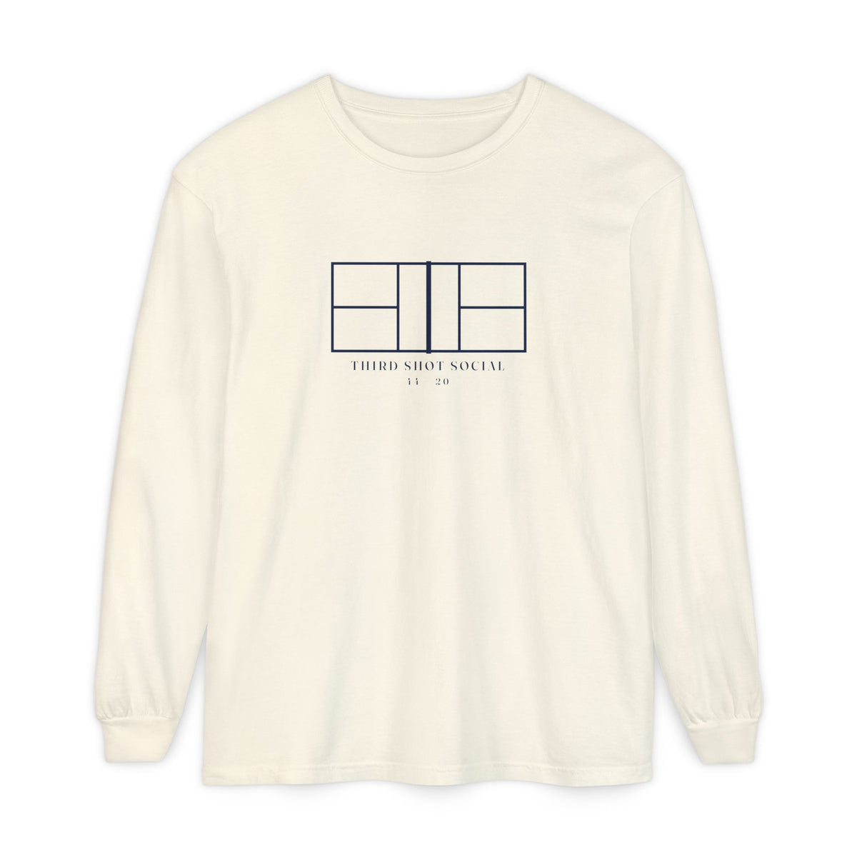Court Line Drawing Long Sleeve Tee