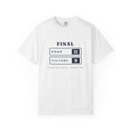 Scoreboard Tee in White, front view