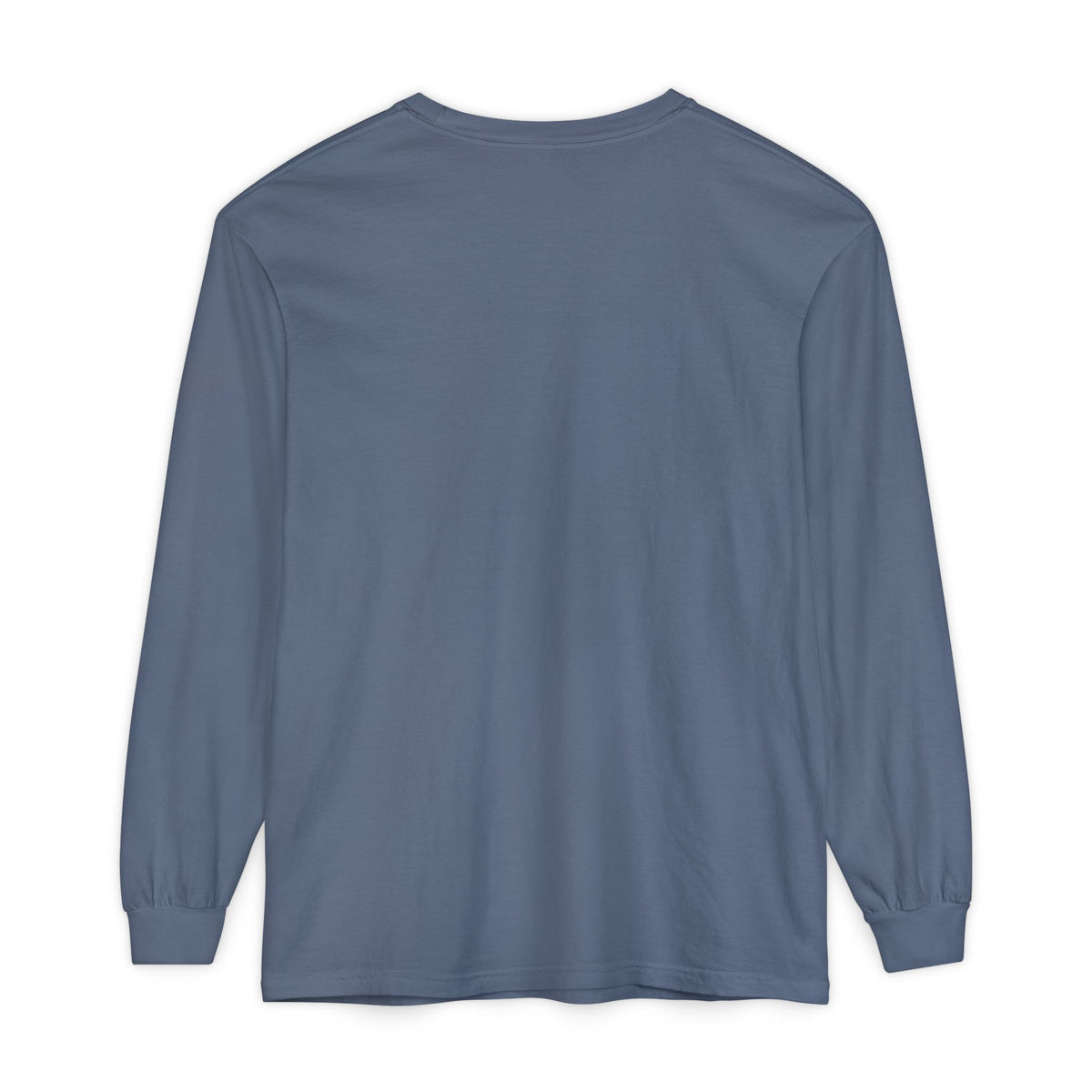 Fall League Long Sleeve Tee in Blue Jean, back view