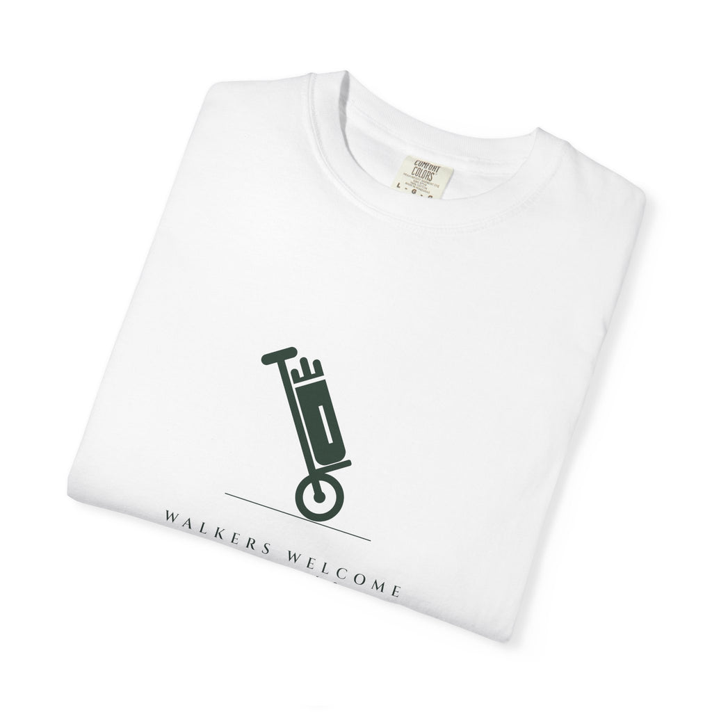 Walkers Welcome Tee in White, folded