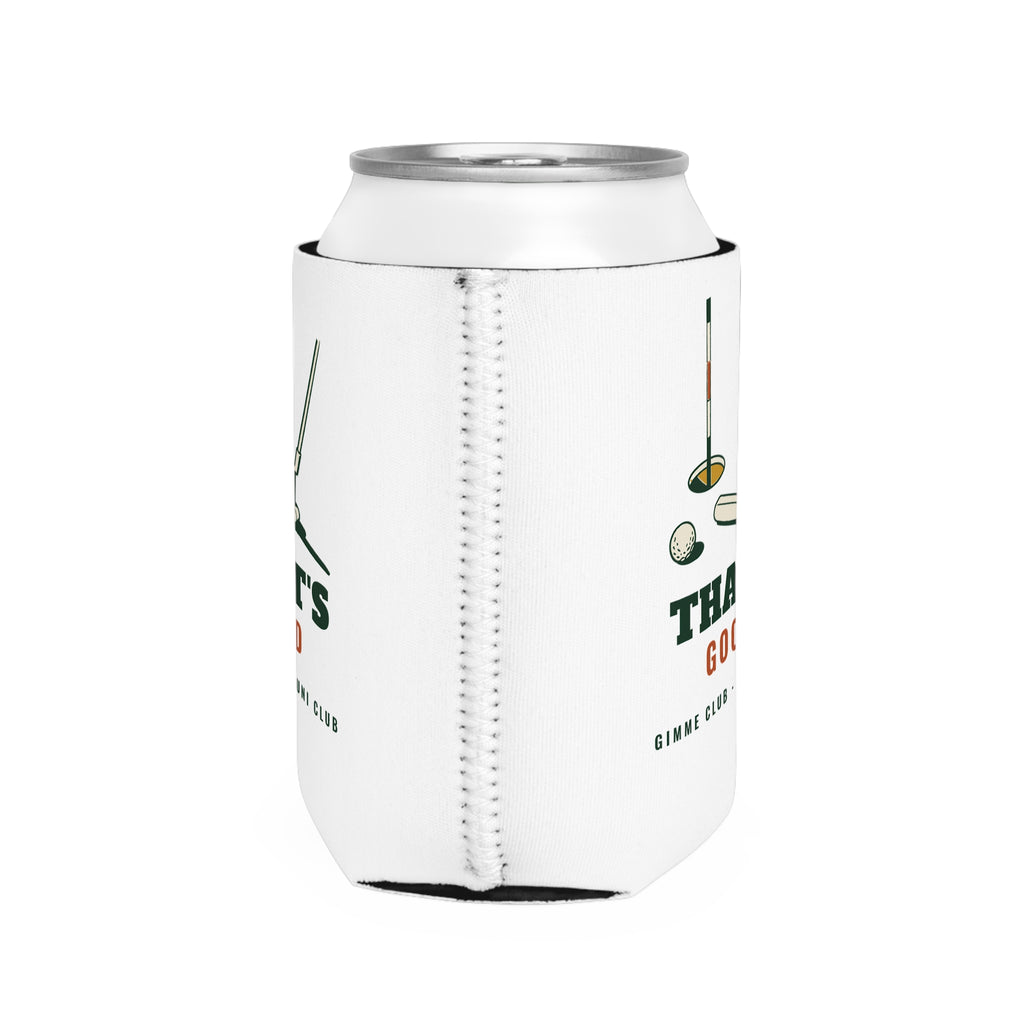 That's Good Can Cooler in White, right side view