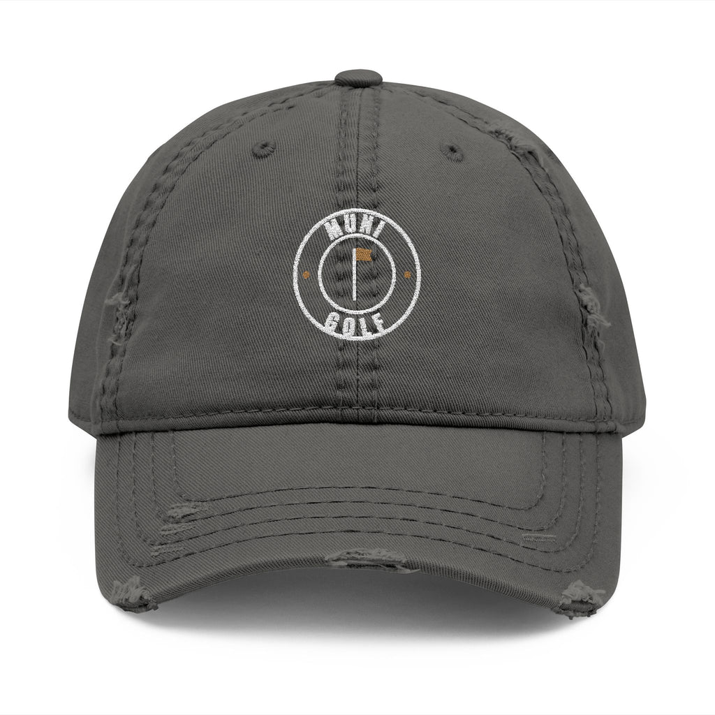 Muni Golf Seal Dad Hat in Charcoal Grey, front view