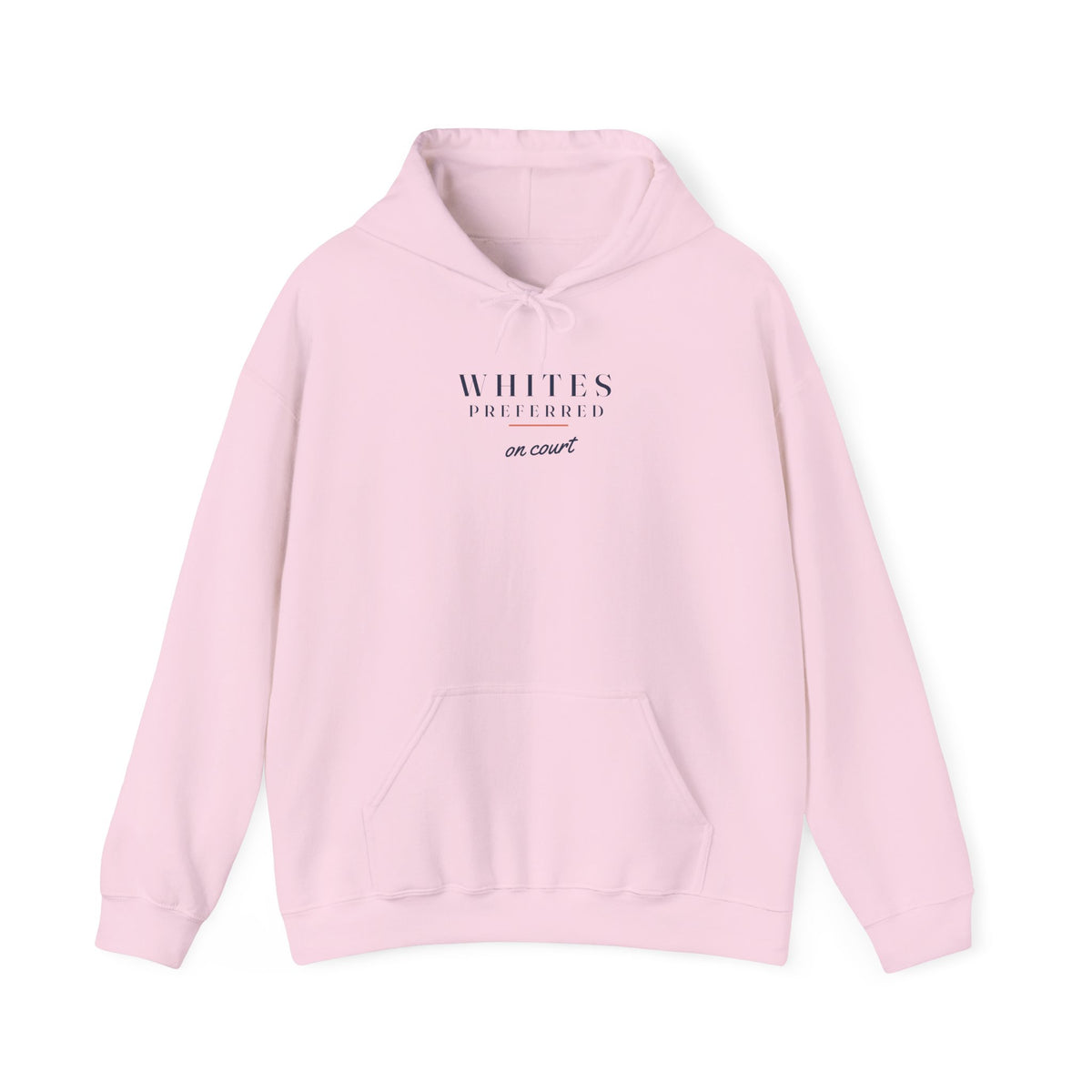 Whites Preferred Hoodie in Light Pink, front view