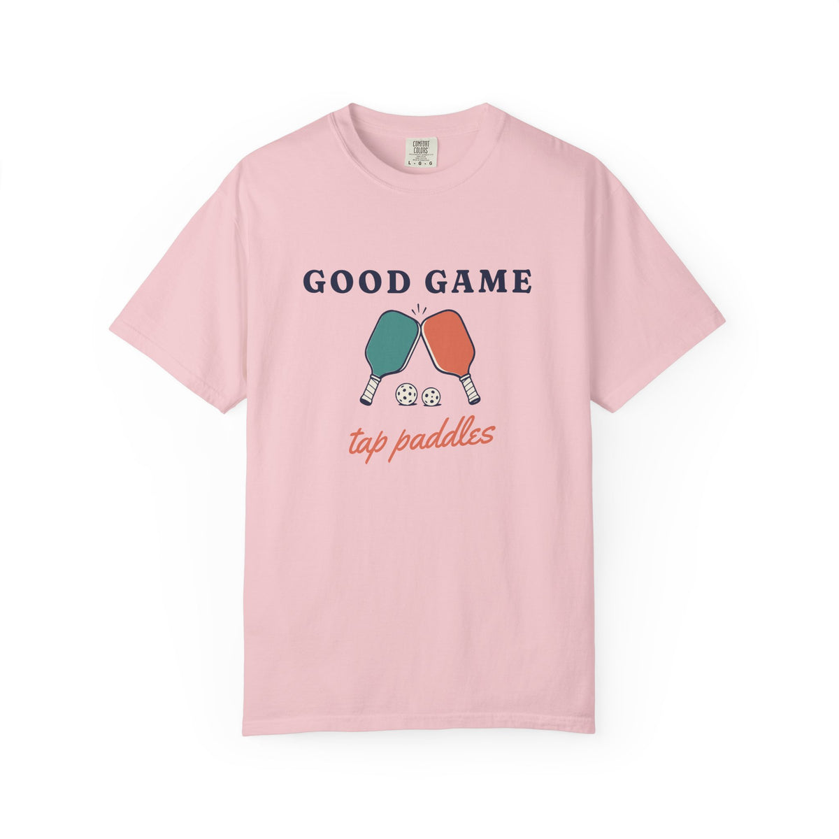 Tap Paddles Tee in Blossom, front view