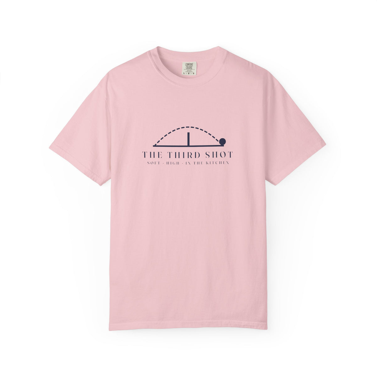 The Third Shot Tee in Blossom, front view