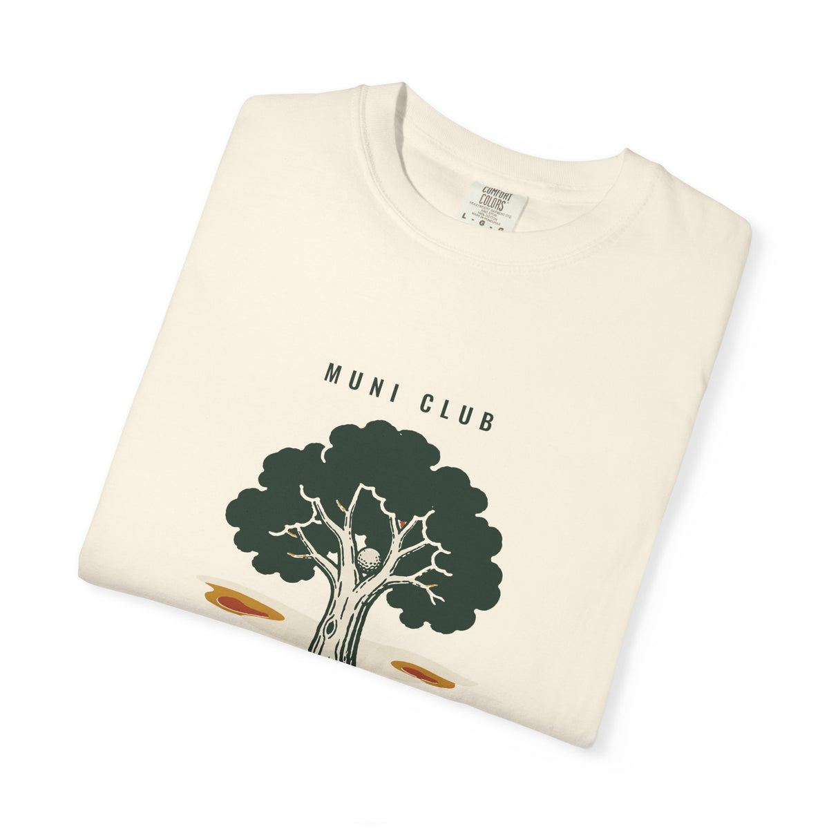 Trees Are Air Tee in Ivory, folded