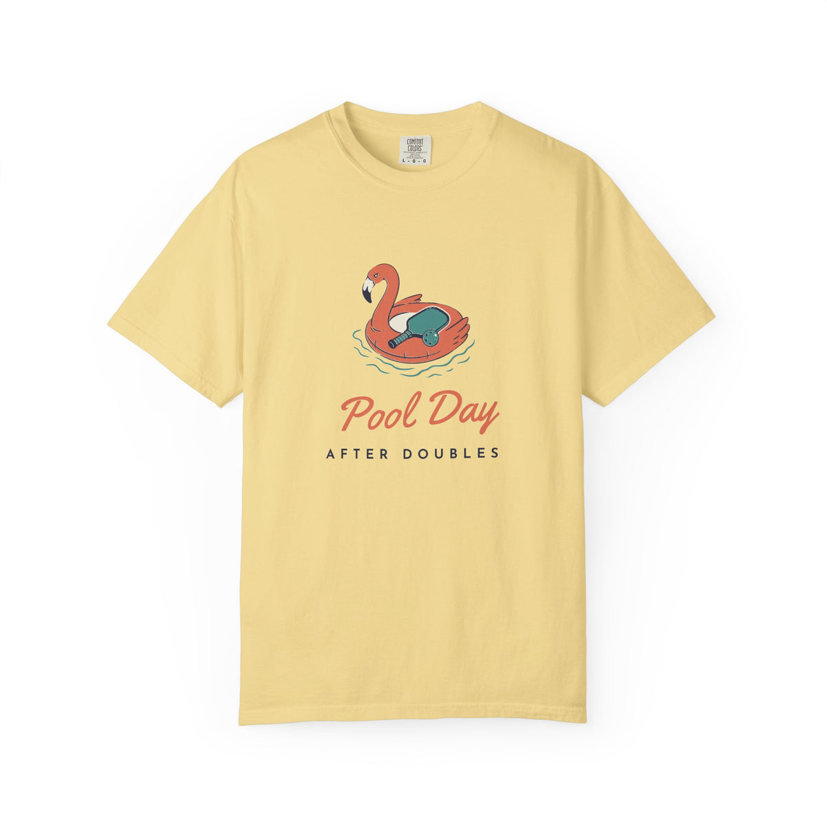Pool Day Tee in Butter, front view