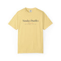 Sunday Doubles Tee in Butter, front view