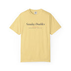 Sunday Doubles Tee in Butter, front view