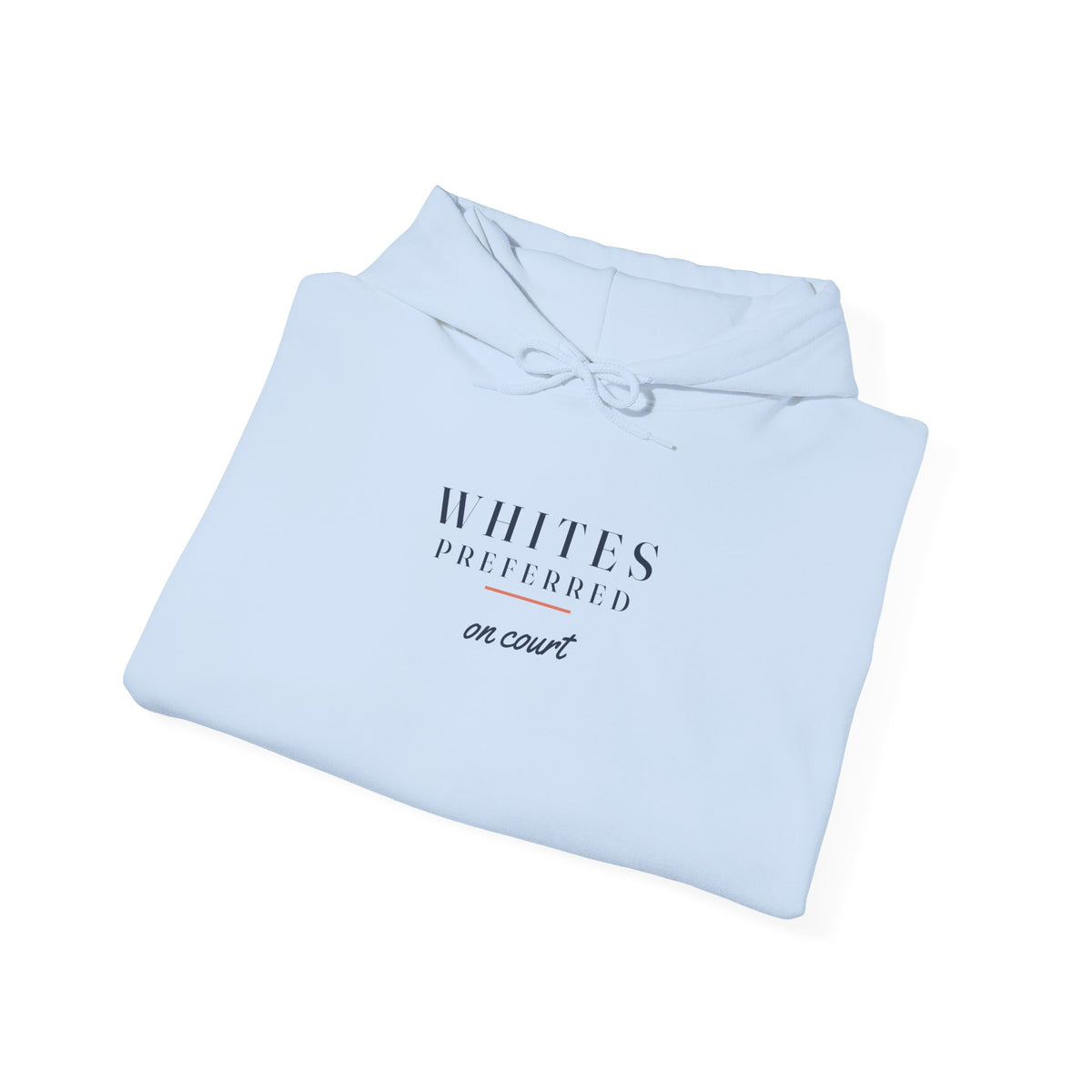 Whites Preferred Hoodie in Light Blue, folded