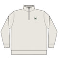 MC Shield Quarter-Zip in Bone, front view