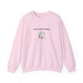 Backyard Born Crewneck in Light Pink, front view