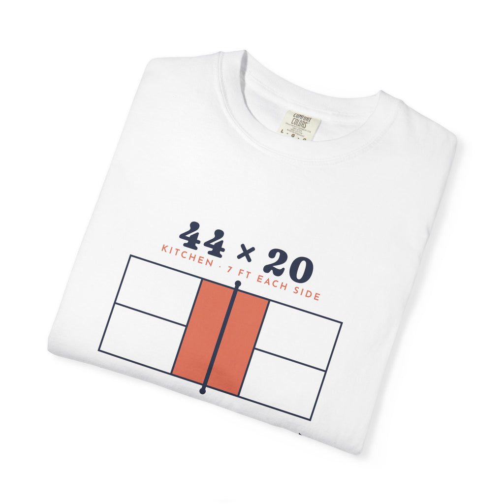 44 × 20 Tee in White, folded