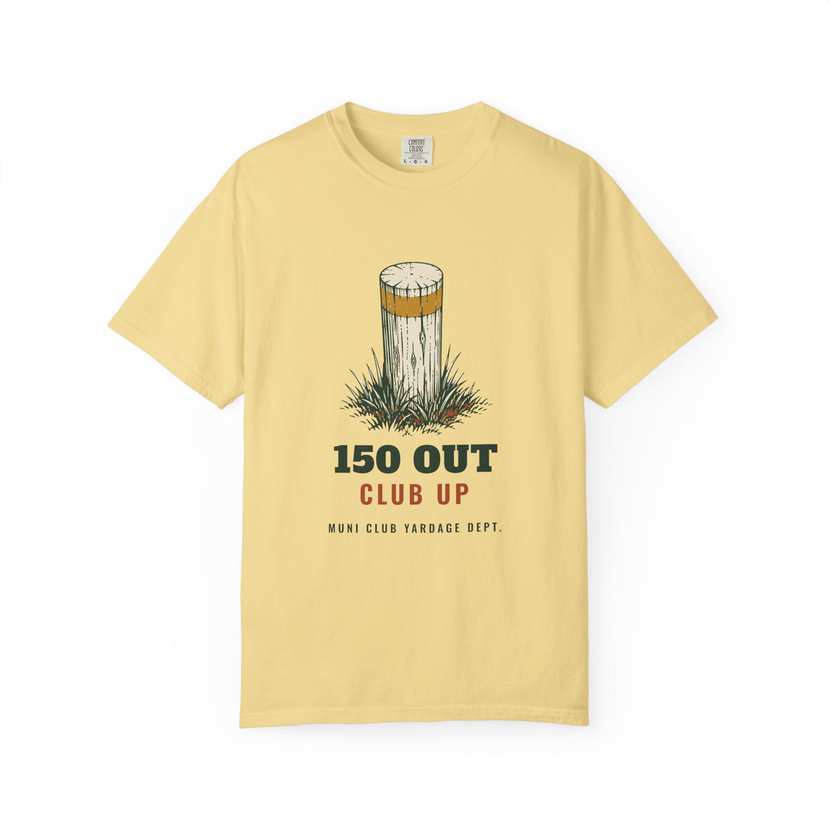 150 Out Tee in Butter, front view