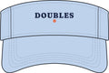 Doubles Visor in Baby Blue, front view