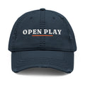 Open Play Dad Hat in Dark Navy, front view