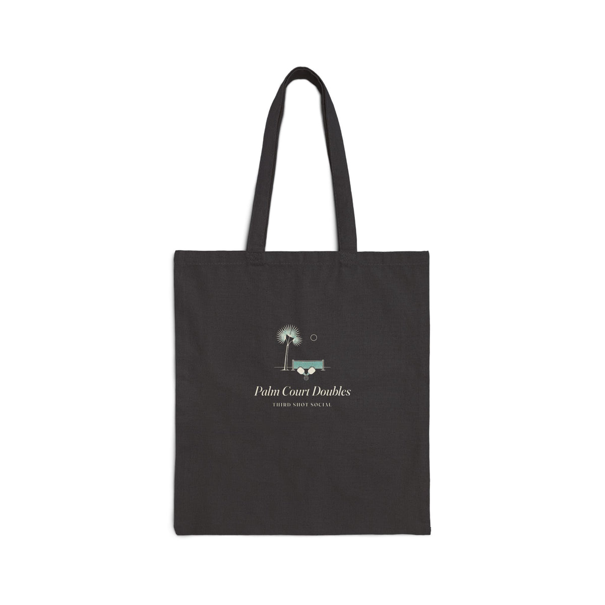Palm Court Tote in Black, front view