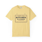 Kitchen Closed Tee in Butter, front view