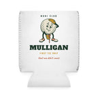 Mulligan Can Cooler in White, front view
