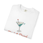 Dink & Drink Tee in White, folded
