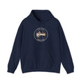 City Golf Hoodie in Navy, front view