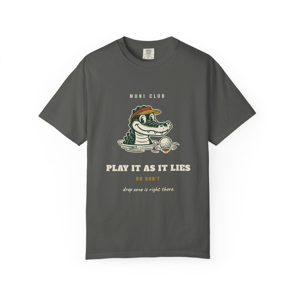 Play It As It Lies Tee in Pepper, front view