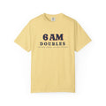 6 AM Doubles Tee in Butter, front view