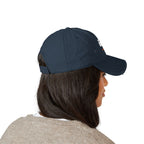 Dink Dad Hat in Dark Navy, on model, back view