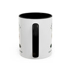 League Night Mug in Black, handle view