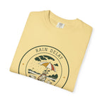 Rain Delay Tee in Butter, folded