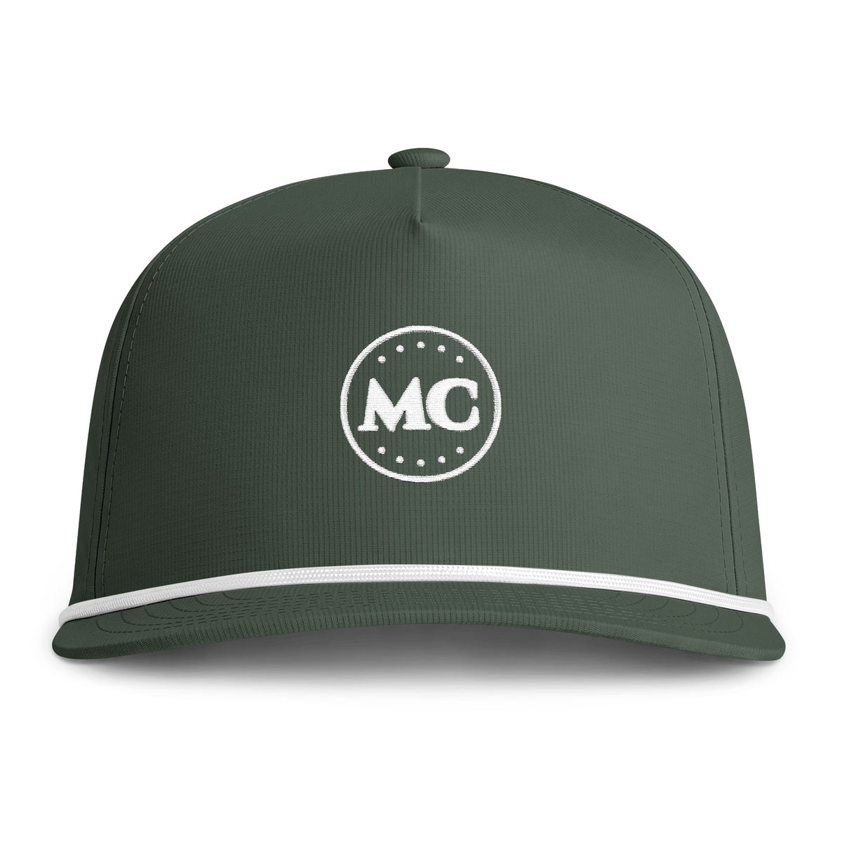 MC Ball Rope Cap in Moss, front view