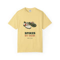 Spikes Off Inside Tee in Butter, front view