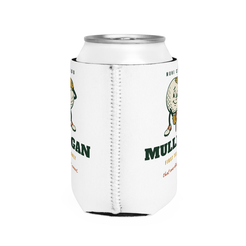 Mulligan Can Cooler in White, right side view