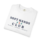 Soft Hands Club Tee in White, folded