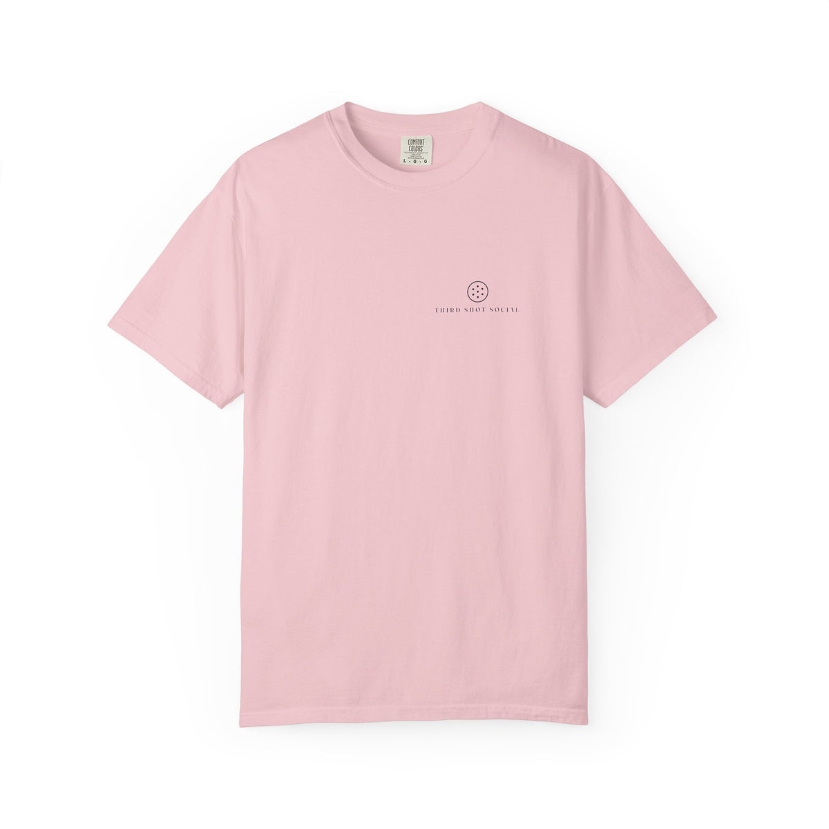 Ball Mark Tee in Blossom, front view