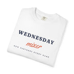 Wednesday Mixer Tee in White, folded