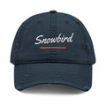 Snowbird Dad Hat in Dark Navy, front view