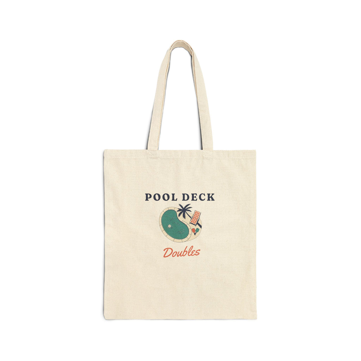 Pool Deck Doubles Tote in Natural, front view