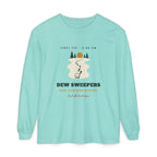 Dew Sweepers Long Sleeve Tee in Chalky Mint, front view
